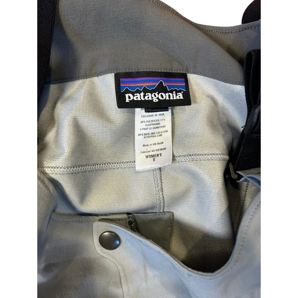 PATAGONIA Drifter Grey Gray KnifeRidge Polartec Power Shield Ski Pants SMALL - Picture 6 of 13